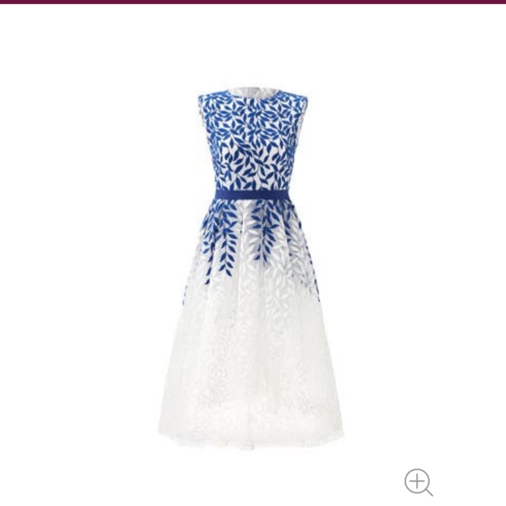 Christian pellizzari blue petal dress 2 / 40